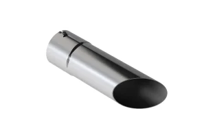 PUNTA DE ESCAPE CROMADA RECTA BISELADA 5" 450mm