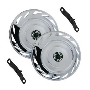 PAR TAPA DE RUEDA ARO 16″, DELANTERA, PINGO DE AGUA II CON SOPORTES (M144)